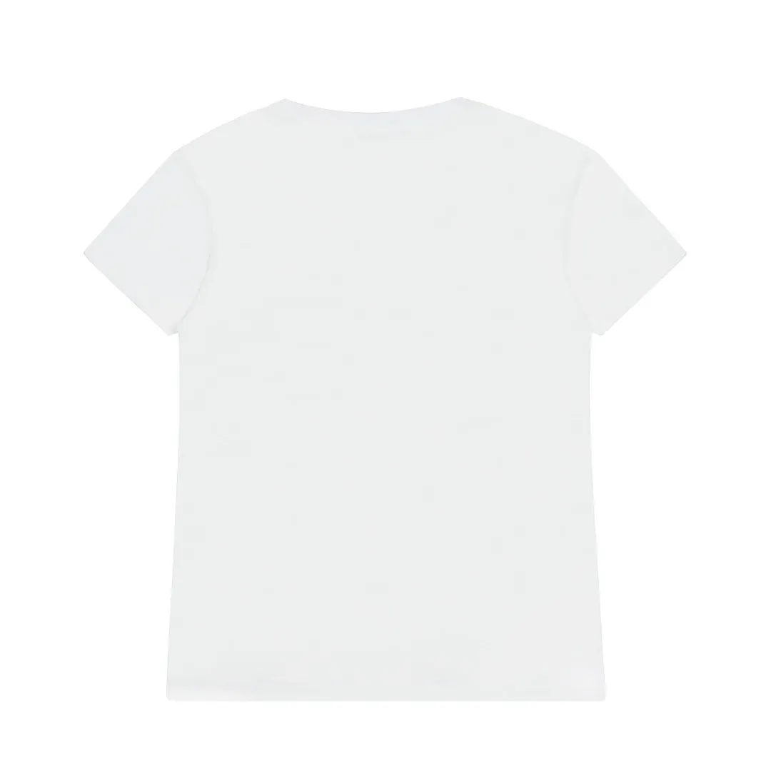 VIVI996# "Top hot style" vivienne west wood Queen Mother West U-neck big T short sleeves. Millions of fans. Internet celebrity. PP same style looks good on the upper body. High return rate. Size: XS-L Color: White Black
